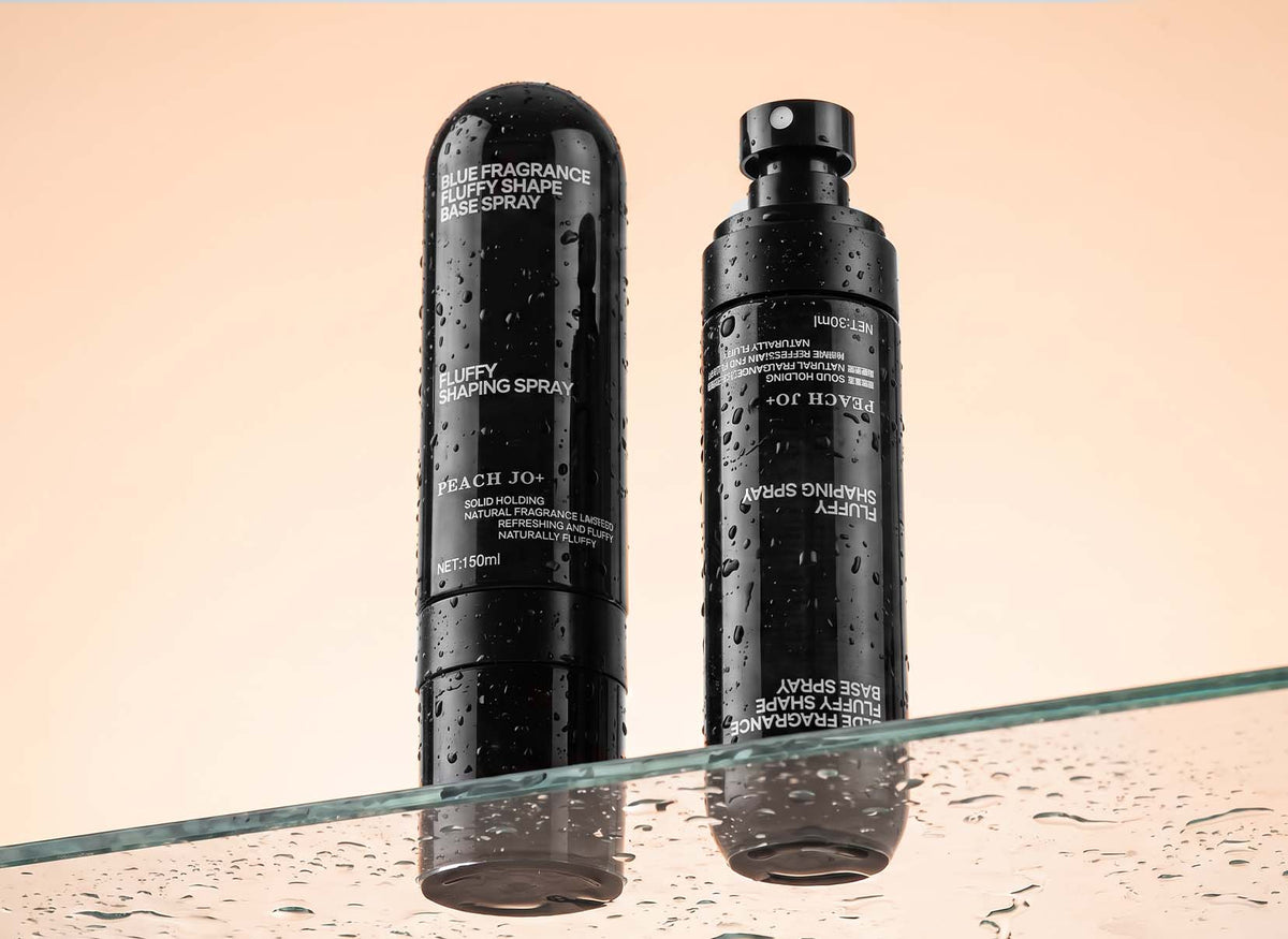 Peach-scented volumizing & setting spray—for lightweight, bouncy hair and long-lasting hold