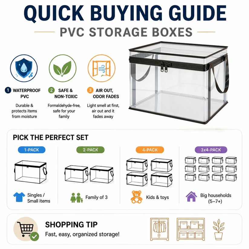 Large Dustproof Storage Box with Handle –  (BUY 1 GET 1 FREE)