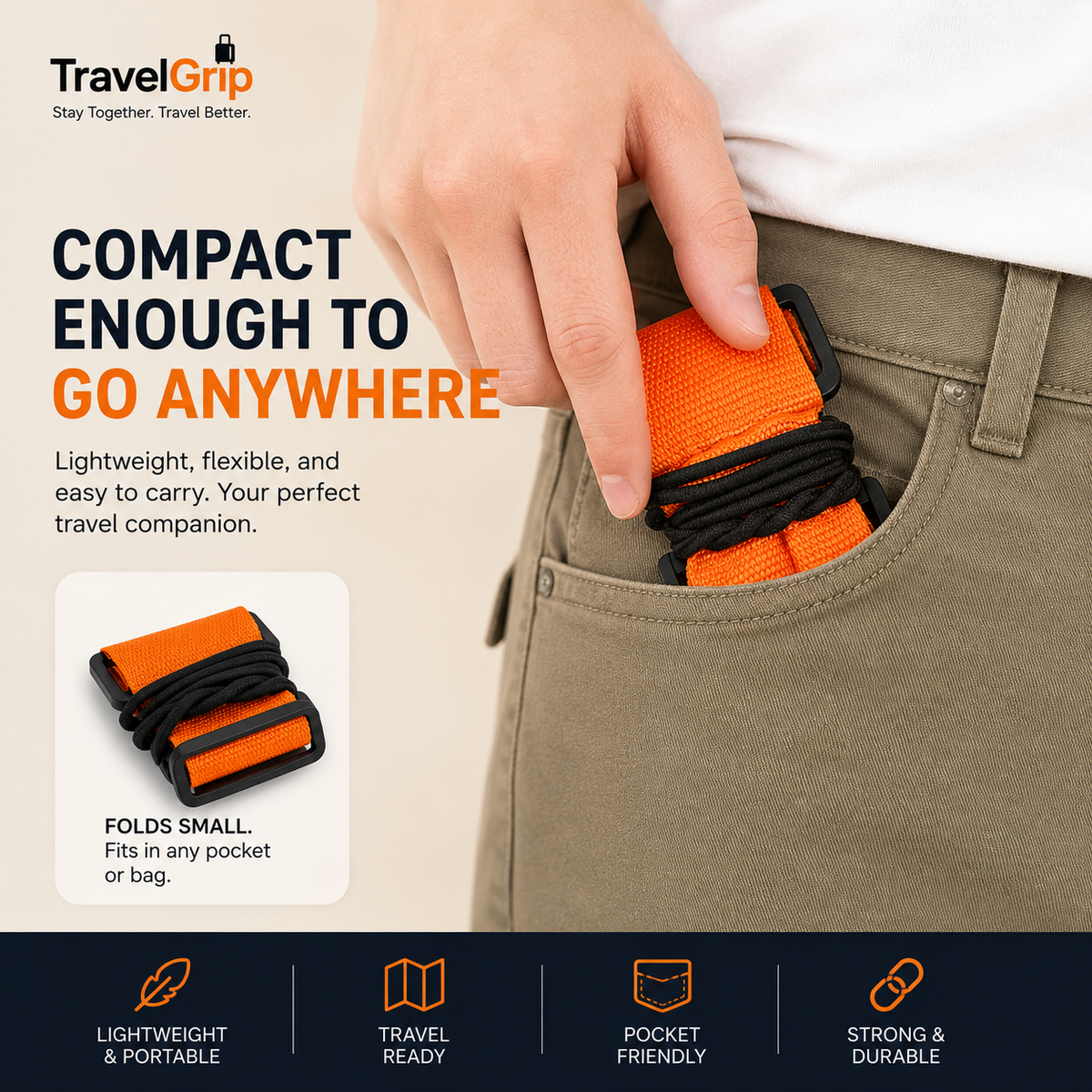 3-in-1 Travel Strap for Moving & Camping Travel Better (BUY 1 GET 1 FREE)
