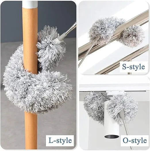 SwiftClean™ – Extendable Mop | 360° Spin Head | The Effortless Cleaning Wand