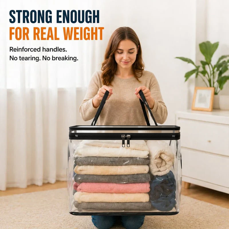 Large Dustproof Storage Box with Handle –  (BUY 1 GET 1 FREE)