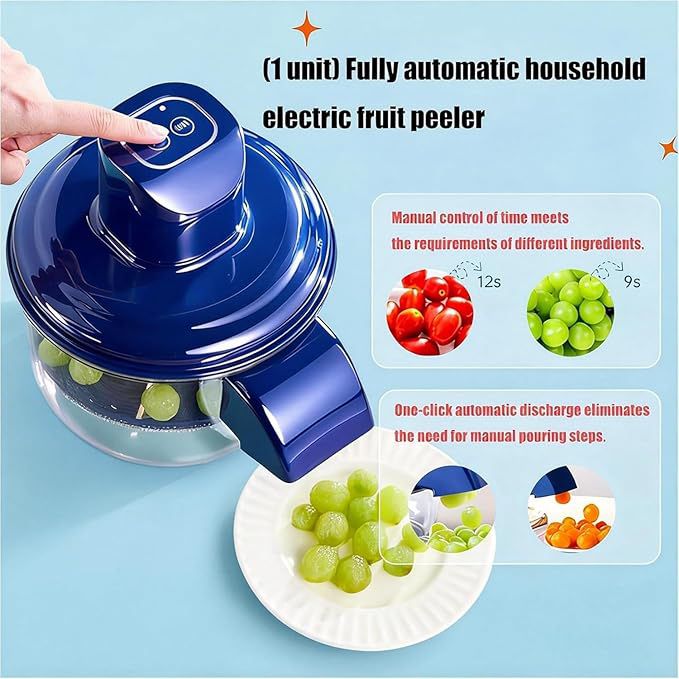 QuickPeel Pro™ Peel Garlic, Grapes & Veggies in Seconds | 1 Year warranty
