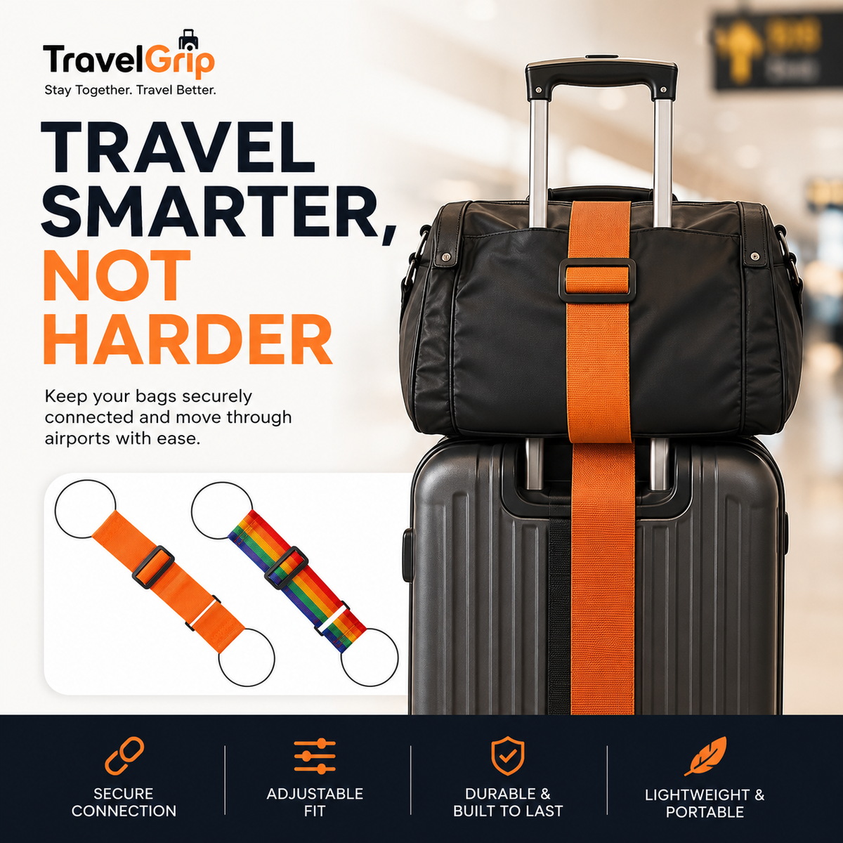 3-in-1 Travel Strap for Moving & Camping Travel Better (BUY 1 GET 1 FREE)