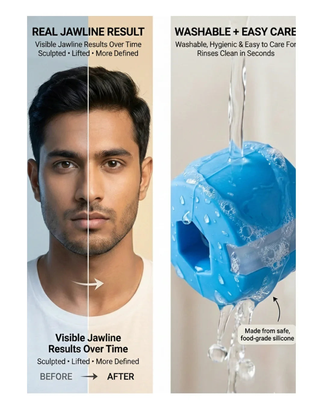 SharpJaw™-  Jaw Shaper & Facial Toner  | Sculpt, Shape & Lift | Compact Jaw Exerciser